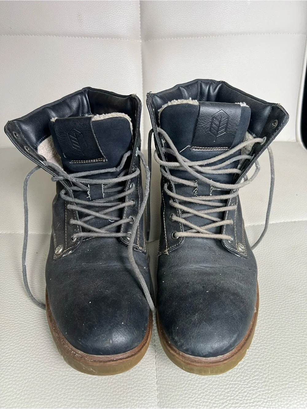 Call It Spring Black Lace-Up Men's Winter Boots
